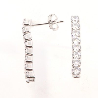 Orecchini Domar Gioielli Donna ORECCHINI ARGENTO 925 in Argento Cubic Zirconia EZA119021 - EZA119021